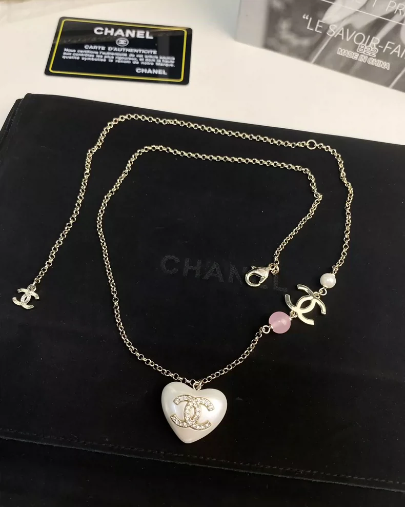 chanel love necklace pendant (second hand)-2