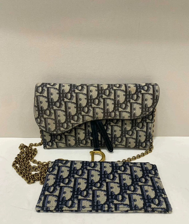 DIOR WOC saddle two-in-one chain bag (second hand)