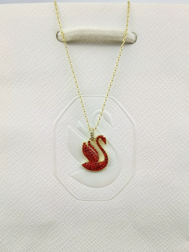 Swarovski Red Swan New Edition Necklace (second hand)