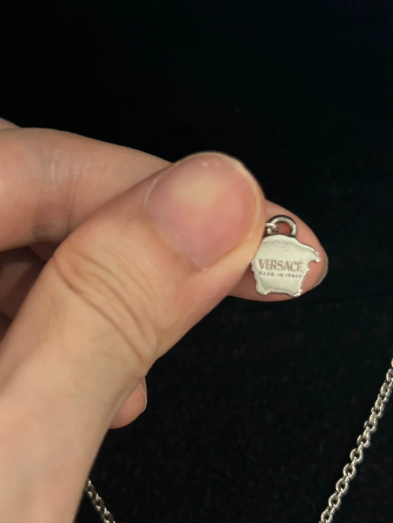 Versace Medusa Pendant Necklace (second hand)-4